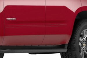 Lackerade Crystal Red dörrlister