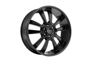 22″ KMC KM673 Skitch Black | 285/45R22 Yokohama Parada