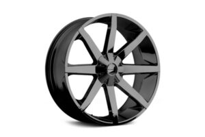22″ KMC Slide Black | 285/45R22 Yokohama Parada