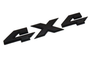 Svart 4X4 emblem