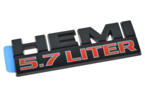 Svarta Hemi emblem | framskärmar
