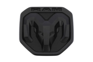 Svart Ram emblem bak