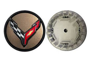 GM | Centrumkåpa | Tech Bronze | Crossed Flag Logo