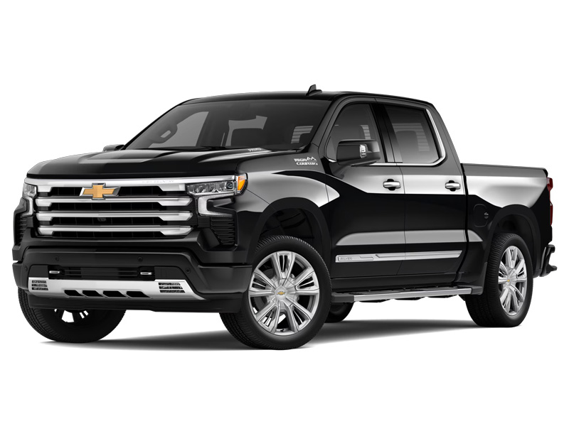 Svart Chevrolet Silverado High Country