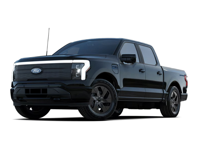Svart Ford f150 Lariat