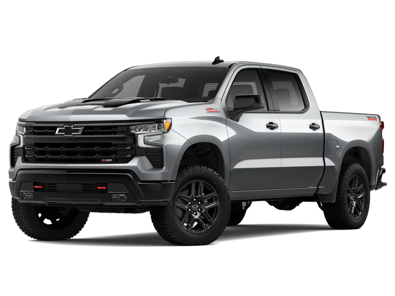 Silver Chevrolet Silverado LT Trail Boss