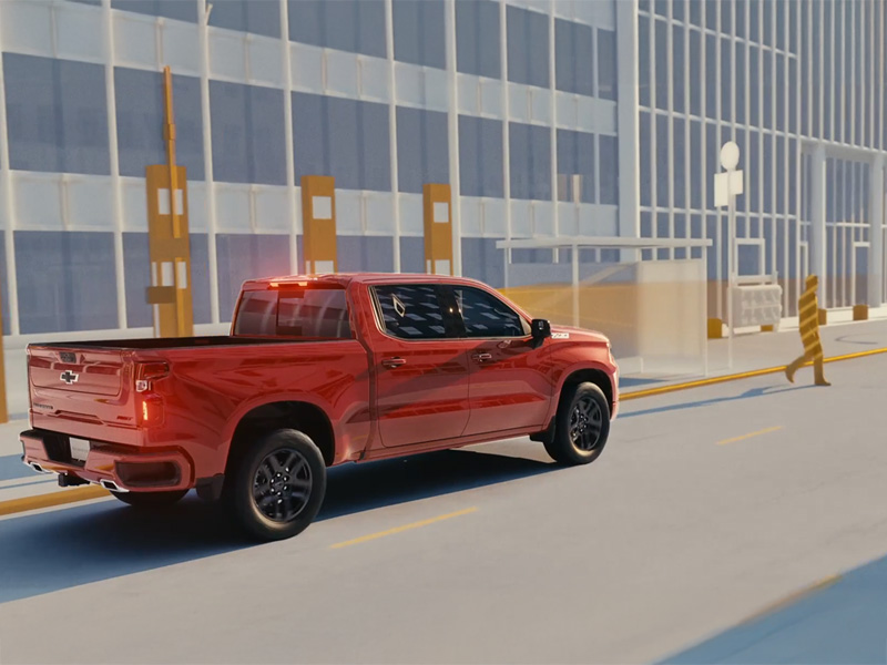 Chevrolet Silverado Front Pedestrian Braking